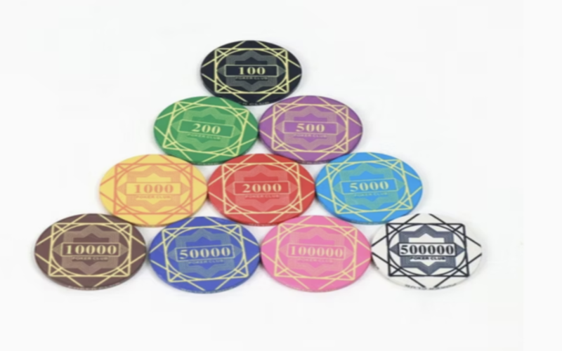 Professional Ceramic Poker Chips Customised Logo